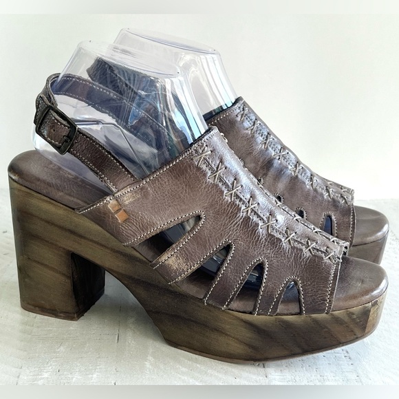 BED|STU Shoes - Bedstu Fontella Leathe  slingback heel in size 9